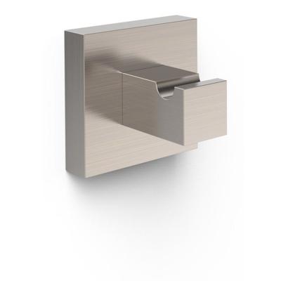 Handdoek haak Cuadro | Wandmontage | 5 cm | Enkel haaks | RVS look