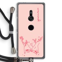 Best Friends: Sony Xperia XZ2 Transparant Hoesje met koord
