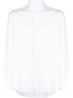 Xacus chemise en coton à col biaisé - Blanc