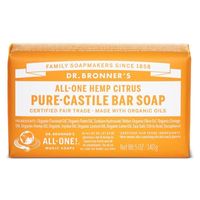 Dr Bronners Barsoap citrus & orange (140 gr)