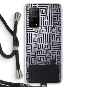 Moroccan Print: Xiaomi Mi 10T 5G Transparant Hoesje met koord