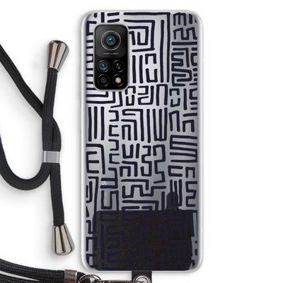 Moroccan Print: Xiaomi Mi 10T 5G Transparant Hoesje met koord