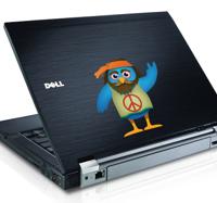 Peace hippie Twitter vogel sticker Peace hippie Twitter vogel sticker