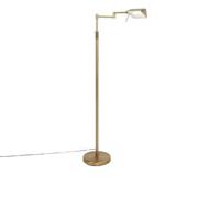 QAZQA Design vloerlamp brons incl. LED met touch dimmer - Notia - thumbnail