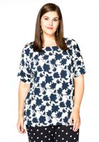 Yoek Wijd shirt CLAUDIA | Wit | Maat 58/60