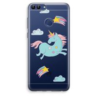 Vliegende eenhoorn: Huawei P Smart (2018) Transparant Hoesje