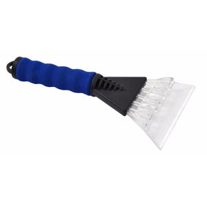 IJskrabber met zacht handvat blauw 25 cm   -