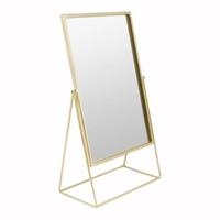 vtwonen Rectangular Spiegel H 26,5 x B 14 cm - Goud