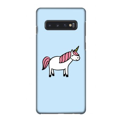 Eenhoorn: Samsung Galaxy S10 4G Volledig Geprint Hoesje
