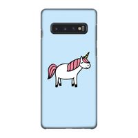 Eenhoorn: Samsung Galaxy S10 4G Volledig Geprint Hoesje