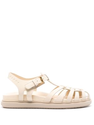 Marni sandales en cuir - Tons neutres