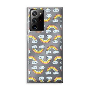 Regenboog: Samsung Galaxy Note 20 Ultra / Note 20 Ultra 5G Transparant Hoesje