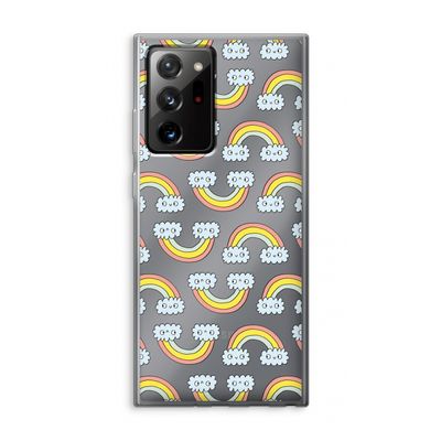 Regenboog: Samsung Galaxy Note 20 Ultra / Note 20 Ultra 5G Transparant Hoesje