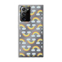 Regenboog: Samsung Galaxy Note 20 Ultra / Note 20 Ultra 5G Transparant Hoesje