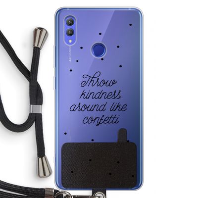Confetti: Honor Note 10 Transparant Hoesje met koord