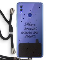 Confetti: Honor Note 10 Transparant Hoesje met koord