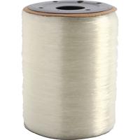 Creativ Company Elastisch koord, rond, dikte 0,8 mm, 1000 m/ 1 rol