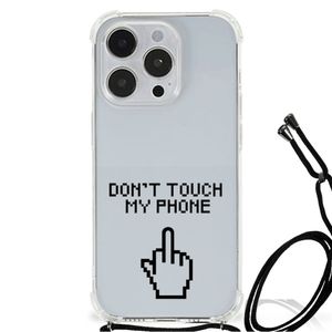 iPhone 14 Pro Anti Shock Case Finger Don't Touch My Phone