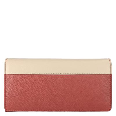 Leather Design Overslag Portemonnee RFID Revival Vintage Marshala