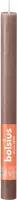 Bolsius dinerkaars rustiek shine 27cm rustic taupe - thumbnail