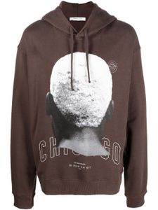 Ih Nom Uh Nit hoodie Chicago à imprimé graphique - Marron