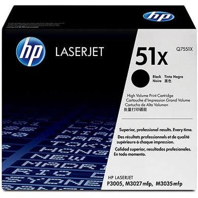 51X zwarte LaserJet tonercartridge (Q7551X) Toner