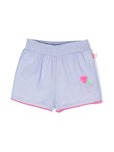 Billieblush short à imprimé graphique - Bleu