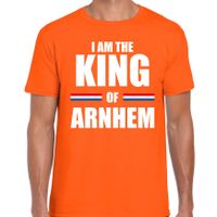 I am the King of Arnhem Koningsdag t-shirt oranje voor heren - thumbnail