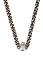 Vivienne Westwood collier Orb à ornements en cristal - Argent