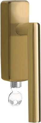 Formani Basics LB2-DKLOCK-O draaikiepgarnituur afsluitbaar - PVD mat goud