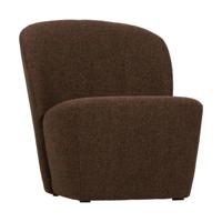 vtwonen Lofty fauteuil gemeleerd Bruin