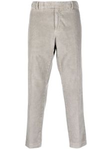 PT Torino pantalon en velours côtelé à coupe slim - Gris