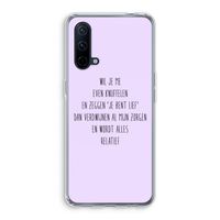 Relatief: OnePlus Nord CE 5G Transparant Hoesje