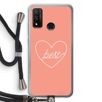 Best heart: Huawei P Smart (2020) Transparant Hoesje met koord
