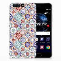 Huawei P10 | TPU | Siliconen hoesje | Tiles Color