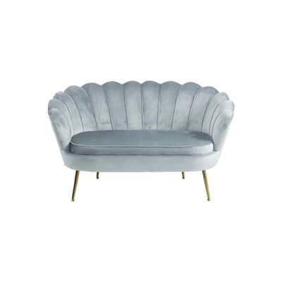 Bank Chanelle Lichtgrijs 136 cm