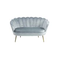 Bank Chanelle Lichtgrijs 136 cm