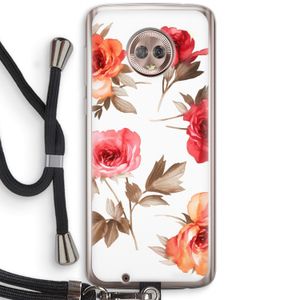 Roosjes: Motorola Moto G6 Transparant Hoesje met koord