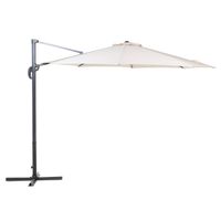Beliani SAVONA - Cantilever parasol-Beige-Polyester