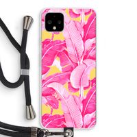 Pink Banana: Pixel 4 XL Transparant Hoesje met koord