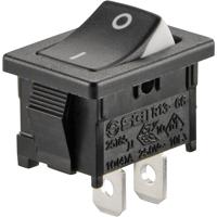 TRU COMPONENTS 1587504 Wipschakelaar TC-R13-66A3-02 250 V/AC 6 A 1x uit/aan Continu 1 stuk(s) - thumbnail