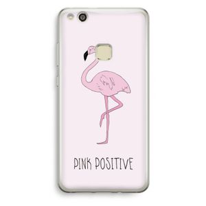 Pink positive: Huawei Ascend P10 Lite Transparant Hoesje