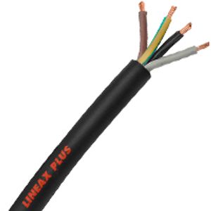 Rubber kabel 4 x 2.5mm² Nexans H07RN-F ECA rol 100 meter neopreen 230V LINEAX® PLUS