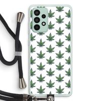 Weed: Samsung Galaxy A52s 5G Transparant Hoesje met koord
