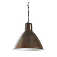 Masterlight Landelijke industrie hanglamp Industria 58 koperbruin met zwart 2012-25-06-K