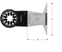 Rotec MTS65 | BIM | Hout/Spijkers | Starlock Invalzaagblad | 65x50 | 10 Stuks - 517.1151