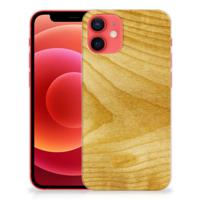 iPhone 12 Mini | Bumper Hoesje | Licht Hout