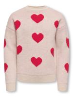 Kids ONLY winter sweater meisjes - grijs - KogNaja - regular fit, gebreid