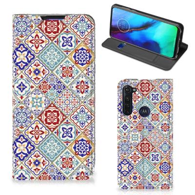 Motorola Moto G Pro | Standcase | Tiles Color Motorola Moto G Pro | Standcase | Tiles Color