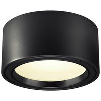 SLV 1001939 FERA 25 LED-plafondlamp LED vast ingebouwd 21 W Zwart SLV 1001939 FERA 25 LED-plafondlamp LED vast ingebouwd 21 W Zwart